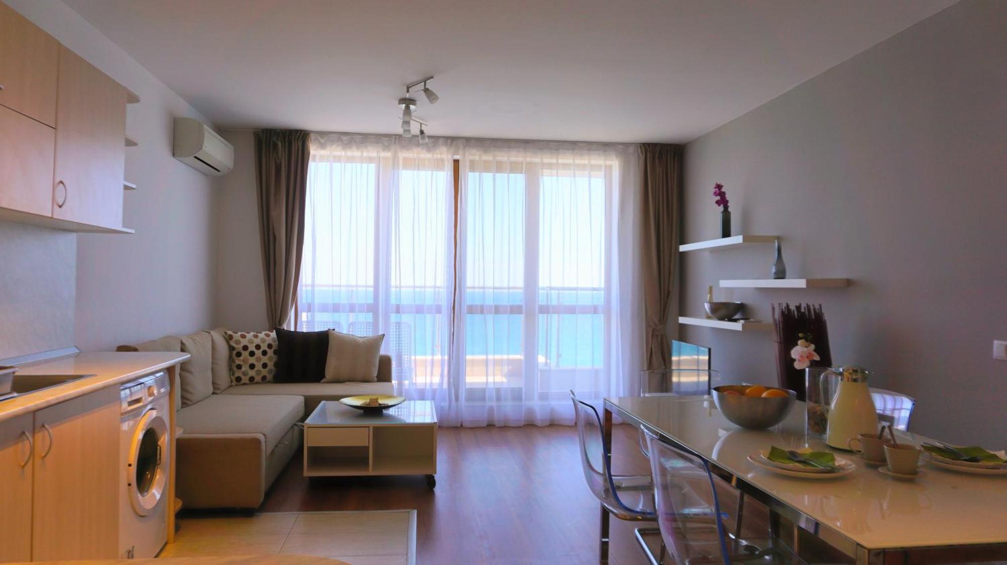 Апартаменти Бяла Клиф На Плажа - Apartments Byala Cliff First Line Buitenkant foto